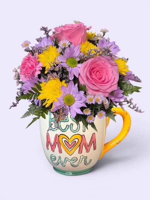 I'm not your maid - Send mom this gorgeous mug filled with roses, daisies and love. 
