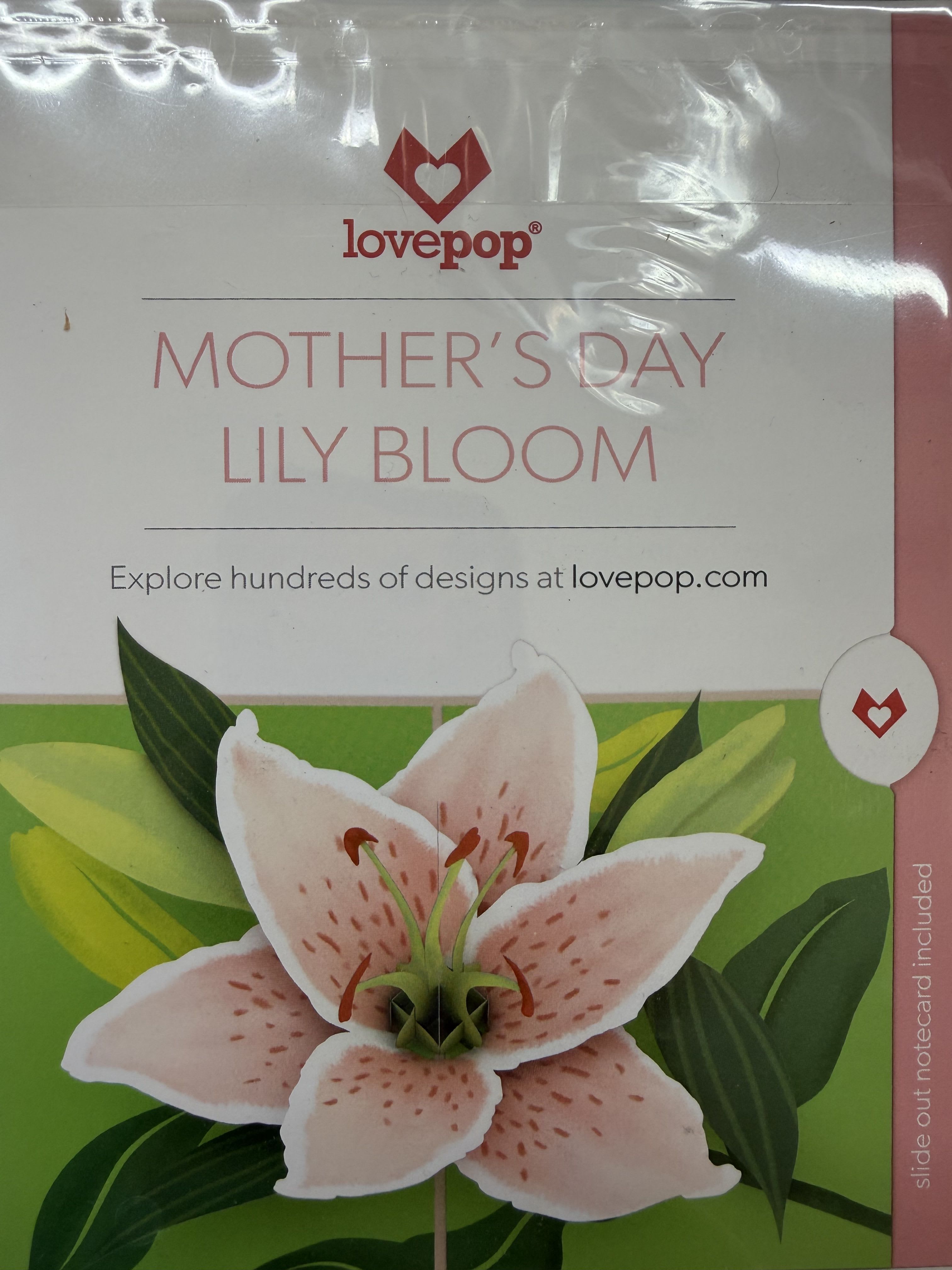 ***MUST BE ORDERED WITH FLOWERS OR PLANTS***   Mother's Day Love Pop Cards - Must be ordered with Flowers or Plants for delivery!