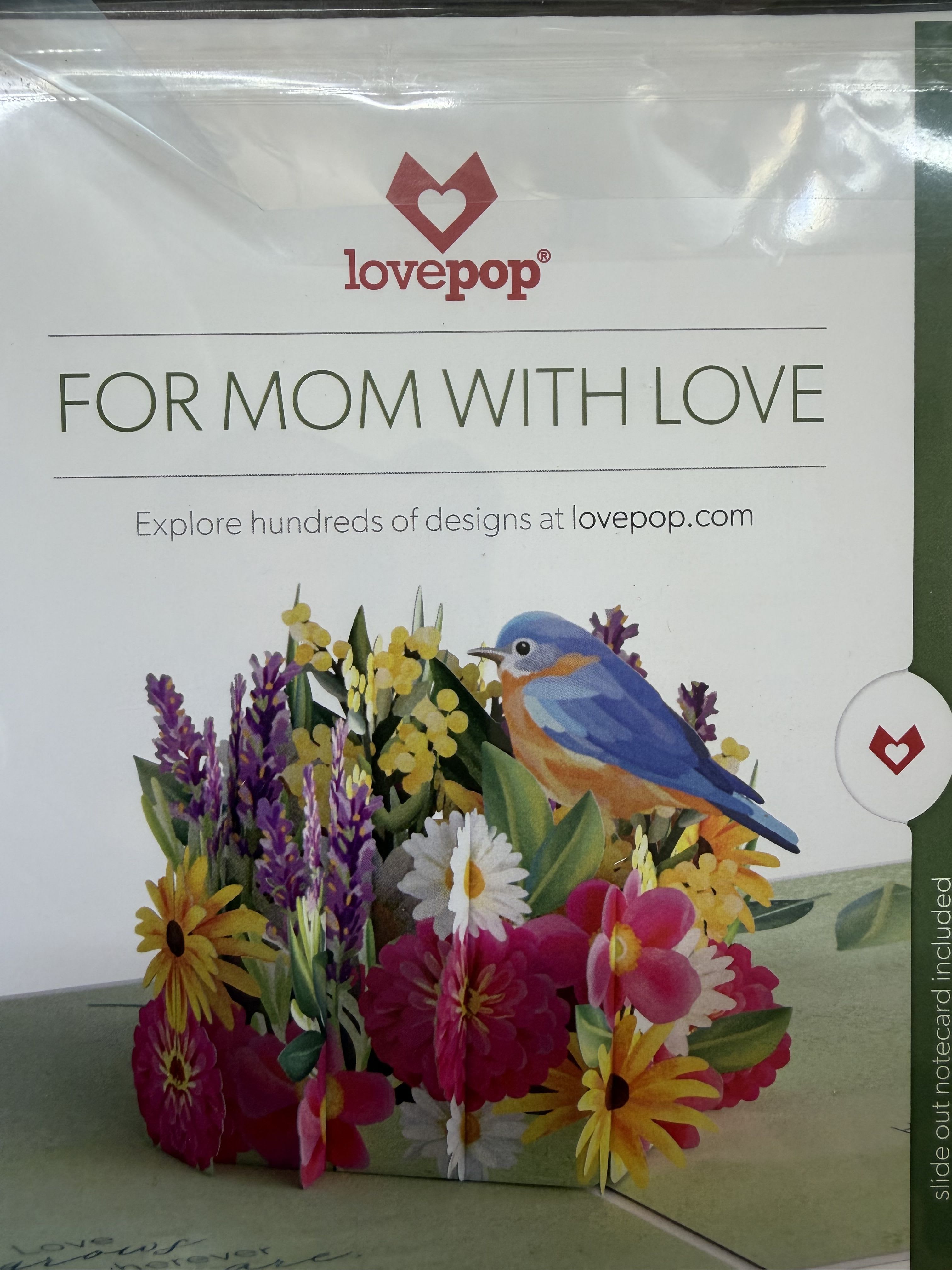 **CARDS MUST BE PURCHASED WITH FLOWERS/PLANT**  LOVE POP CARDS - Love Pop Cards must be ordered with flowers to go out for delivery.