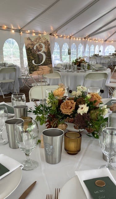 Wedding centerpiece 2 - Fall wedding centerpiece