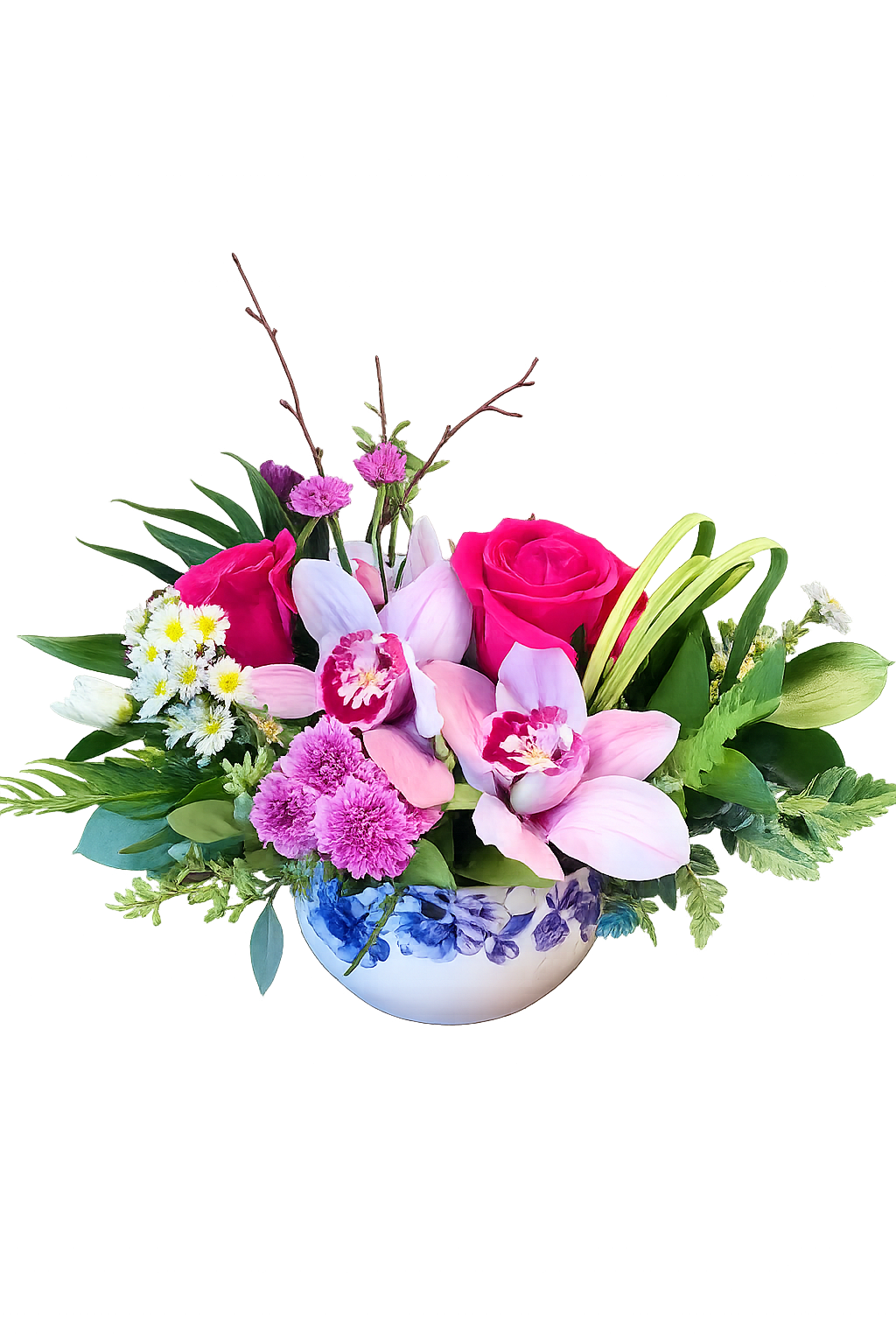 Blushing Orchid Elegance -  A sweet and stylish spring statement that feels like a walk through a blooming garden
