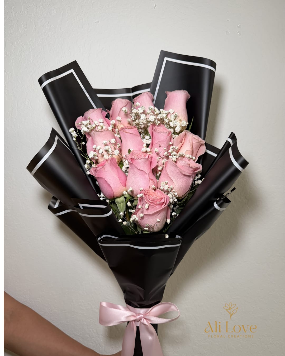 Simply Pink  - A delicate bouquet of soft pink roses, perfect for birthdays, Mother’s Day, or any sweet occasion