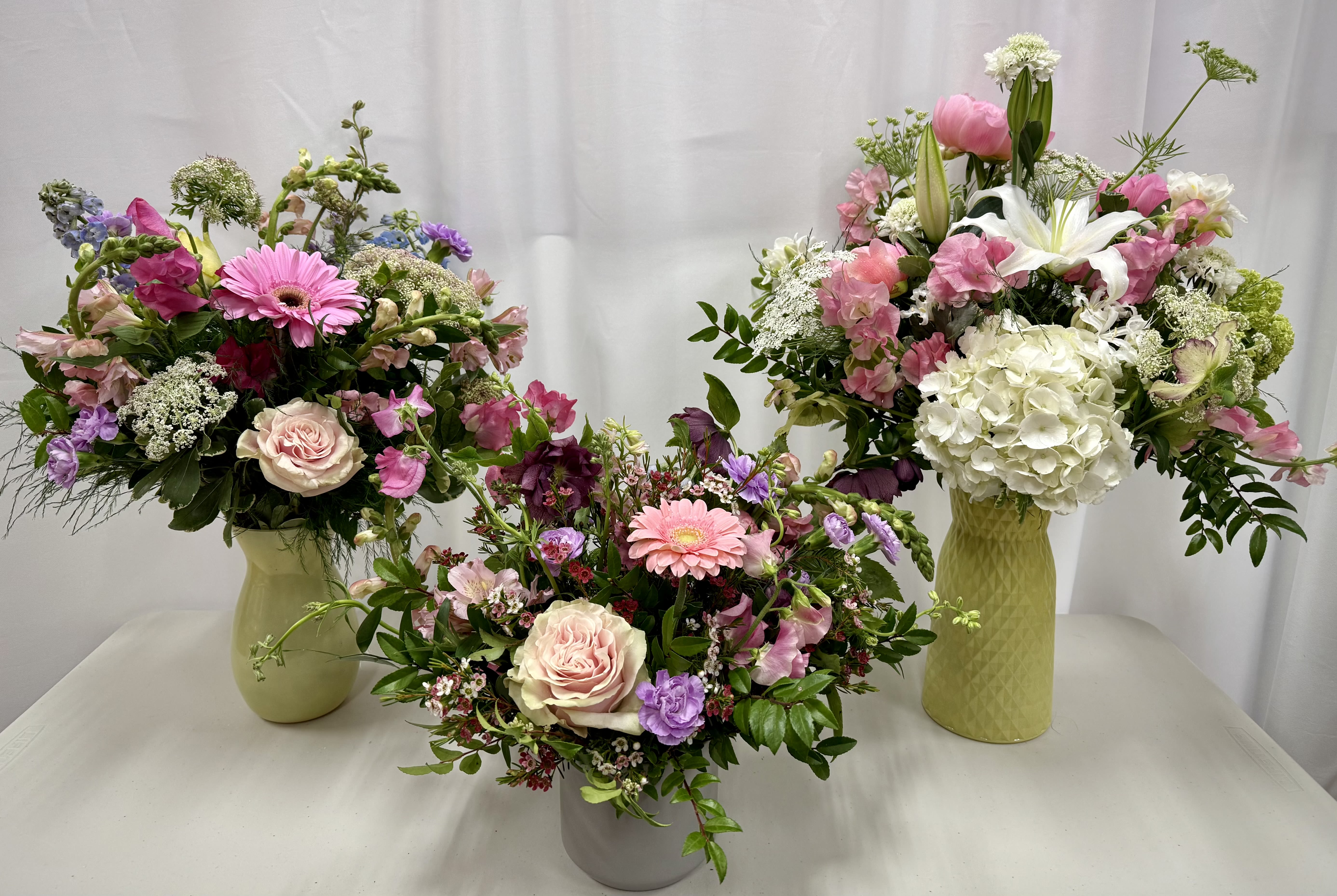 Pastel beauty designers choice - Delicate and dreamy, this pastel flower bouquet is the perfect way to celebrate your loved one. It’s thoughtfully arranged to express love, gratitude, and gentle beauty.