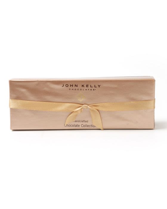 4 Pc John Kelly Chocolates - Four popular flavors of truffle fudge in our exclusive signature gift box. It makes a perfect host/hostess gift, with just enough variety to satisfy a range of tastes. Certified Kosher Dairy and Gluten Free