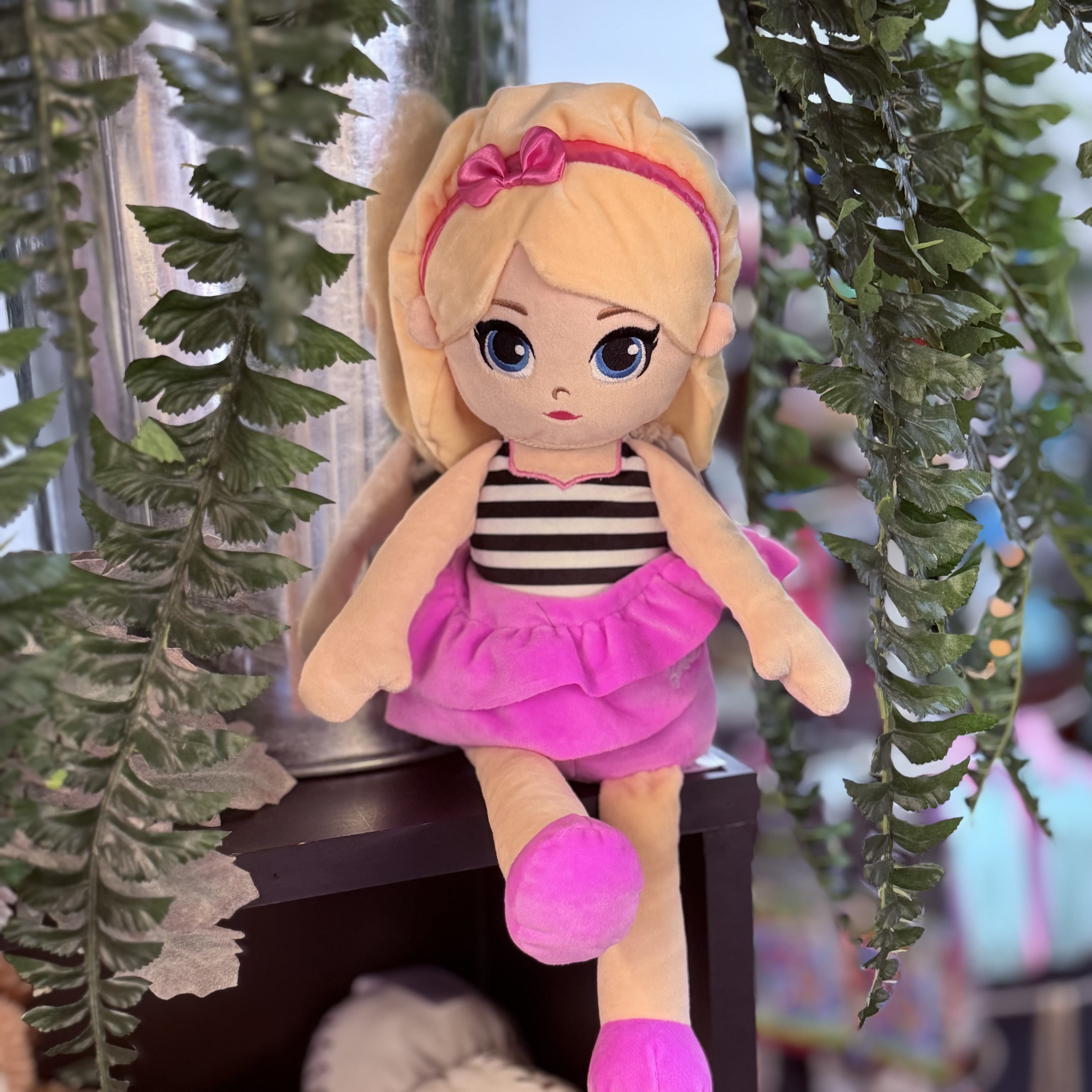 Barbie Warmie - Bring comfort with a touch of glam with the Barbie Warmies. This adorable plush is softly scented with calming lavender and can be warmed in the microwave for cozy comfort or chilled in the freezer for soothing relief. Perfect for gifting, bedtime snuggles, or the Barbie lover who deserves a little extra warmth and relaxation. Cute, comforting, and fabulous for any age!