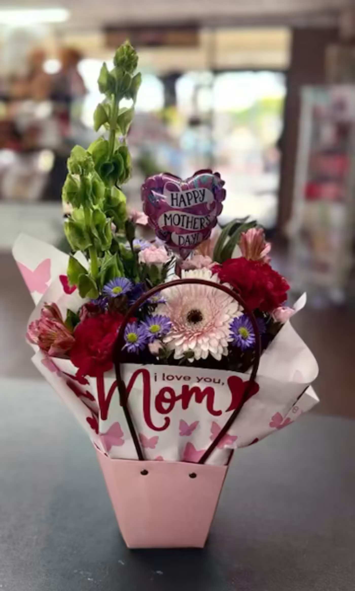 Love You Mom - An adorable arrangement to let mom know you're thinking about her!  
