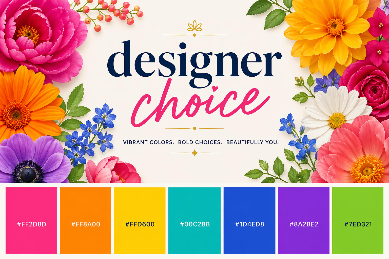 Designer's Choice - Vibrant Colors -Large - A burst of saturated pinks, oranges, yellows and sky blues makes this large designer's choice arrangement the kind of cheerful bouquet that says "celebrate" at first glance. Perfect as a birthday bouquet, congratulations gift, or a pick-me-up for someone who loves bold color, it's designed to make the recipient feel noticed and delighted the moment it arrives.  Expect a lively mix of anemones, gerbera daisies, classic daisies and seasonal blooms chosen for bright contrast and playful texture. The palette pairs soft-petaled anemones with large, sunny gerberas and smaller daisy accents for a modern, upbeat composition that reads beautifully from across the room. Sizes are arranged to create a full, bold border of color that frames the centerpiece blooms.  Send this when you want the person you're thinking of to feel truly celebrated - whether for a special milestone or simply to brighten their day. As a large designer's choice, florists will select the freshest flowers available in these color families; stems arrive pre-arranged for immediate display and should be refreshed with new water every 2-3 days to keep colors vivid.