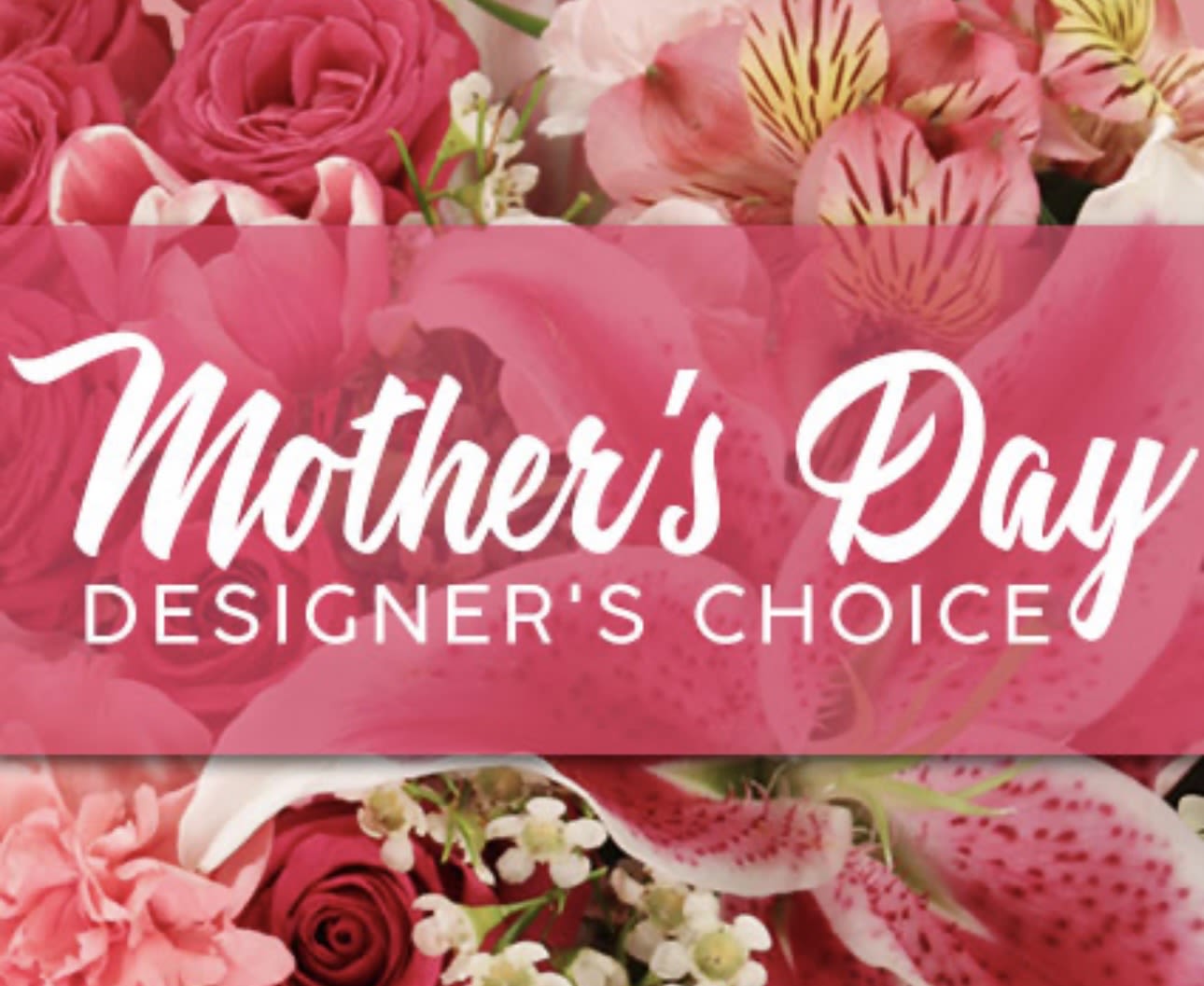 Mother's Day Designer's Choice - Let us design something extra special for the special Mother in your life! Please note if any special colors/flowers are requested