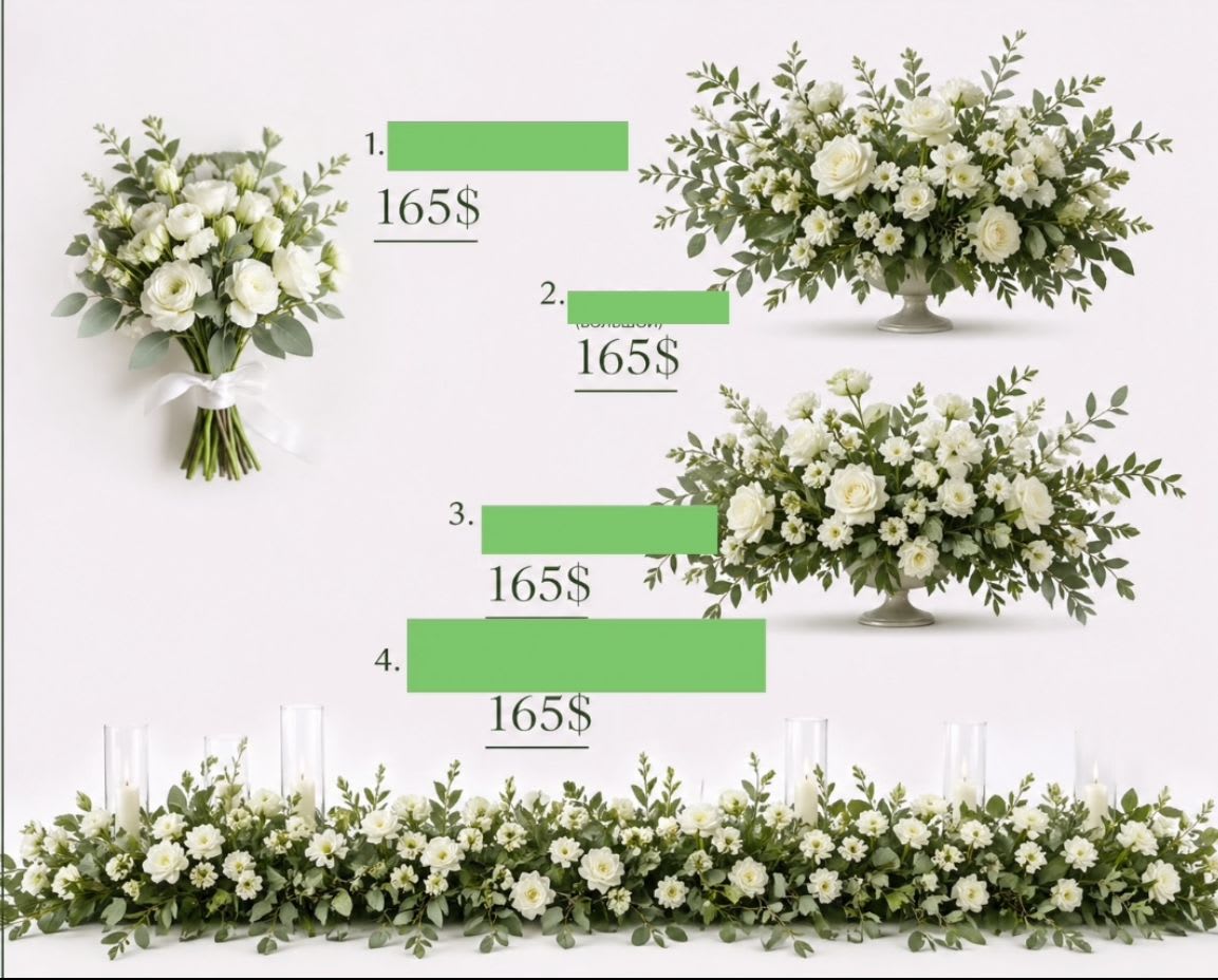 Elegant Church Floral Designs in White and Green - Elegant Church Floral Designs in White and Green