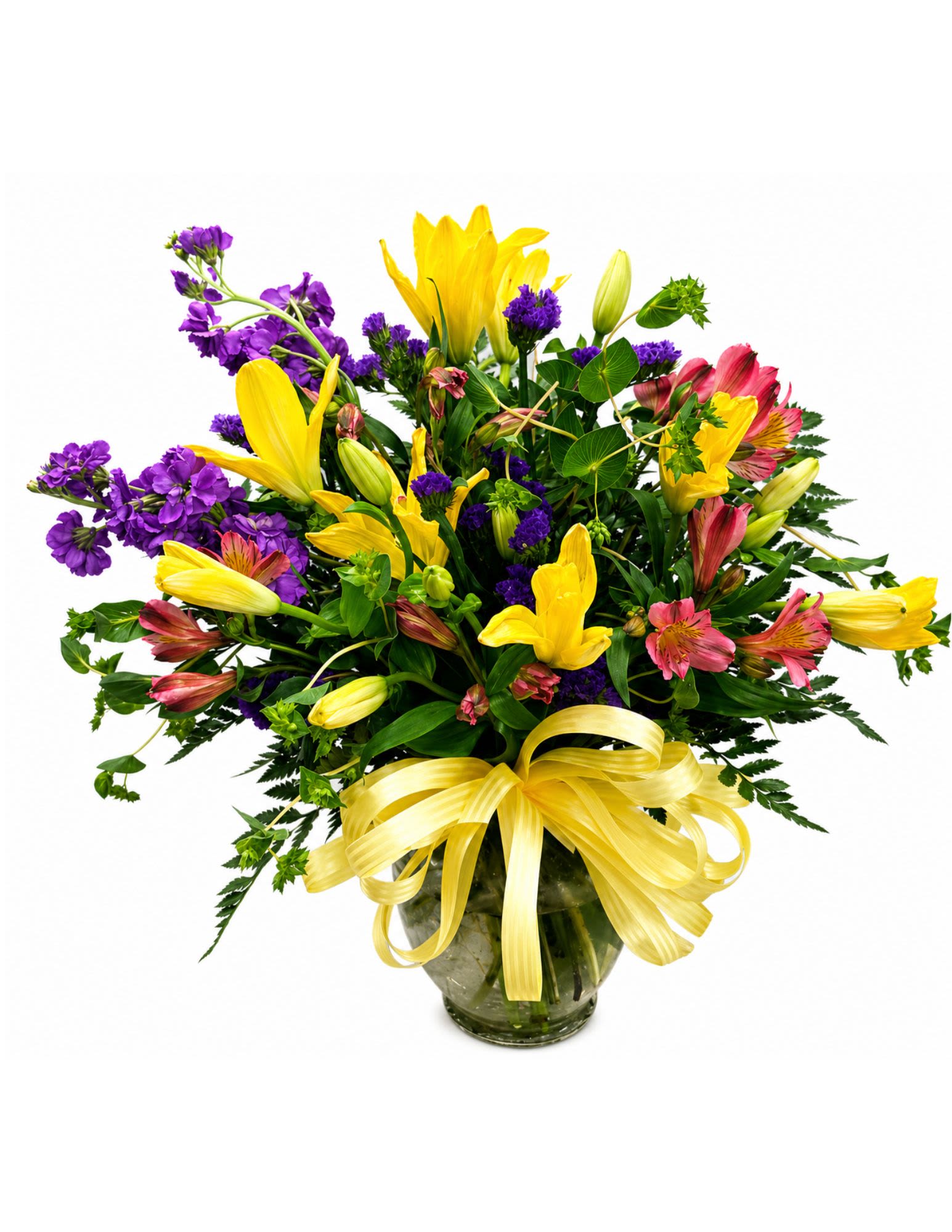 Mamas Fancy Flowers  - Mama loved you first, Send her a bright and beautiful designers choice arrangement. hand selected blooms by our top designers. 