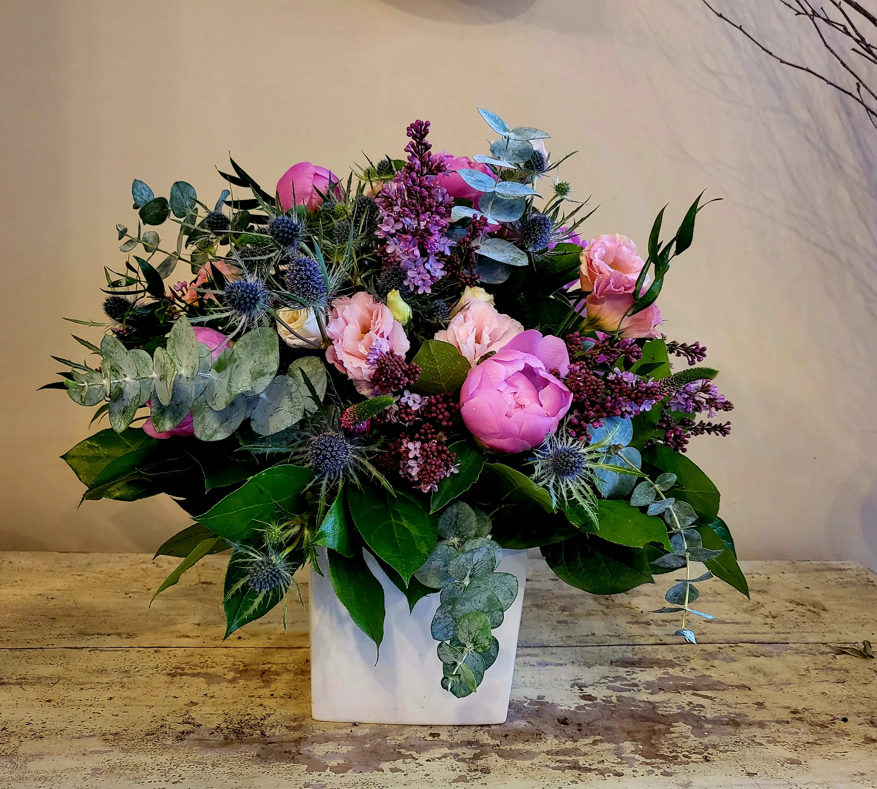 Bejeweled  - A lush natural landscape of jewel tone spring flowers