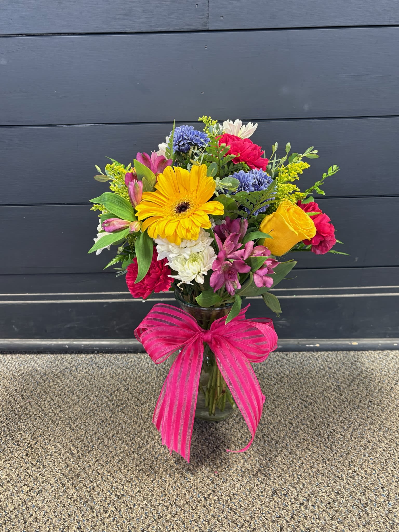 Deb's Burst of Color - Mixed flowers with a burst of colors