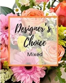 Designer's Choice  - A bouquet that feels like a warm hello-this Designer Choice flower arrangement is a cheerful mixed bouquet perfect for birthdays, Mother's Day, or a thoughtful "just because" surprise. 