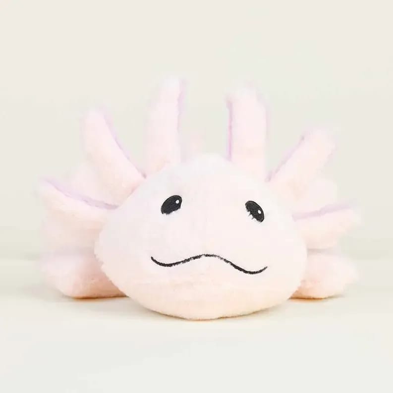 Warmies Pink Axolotl  - Warmies® Large 13” Plush are fully microwavable to provide hours of soothing warmth and comfort. These adorable soft toys are scented with real dried French lavender and perfectly weighted for a positive sensory experience. Warmies make an ideal gift for all ages.     Quick Facts:   * Simply Warm in a Microwave   * Soothes, Warms and Comforts   * Scented with Real French Lavender   * Chill in a Freezer for Cooling Relief   * Safe for all Ages   * Dimensions: 13”x8”x6”   * Weight: 2lbs 