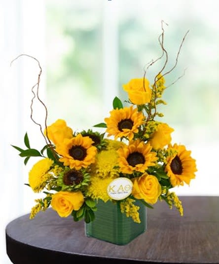 Modern Sunflower Arrangement - Modern Sunflower Arrangement.