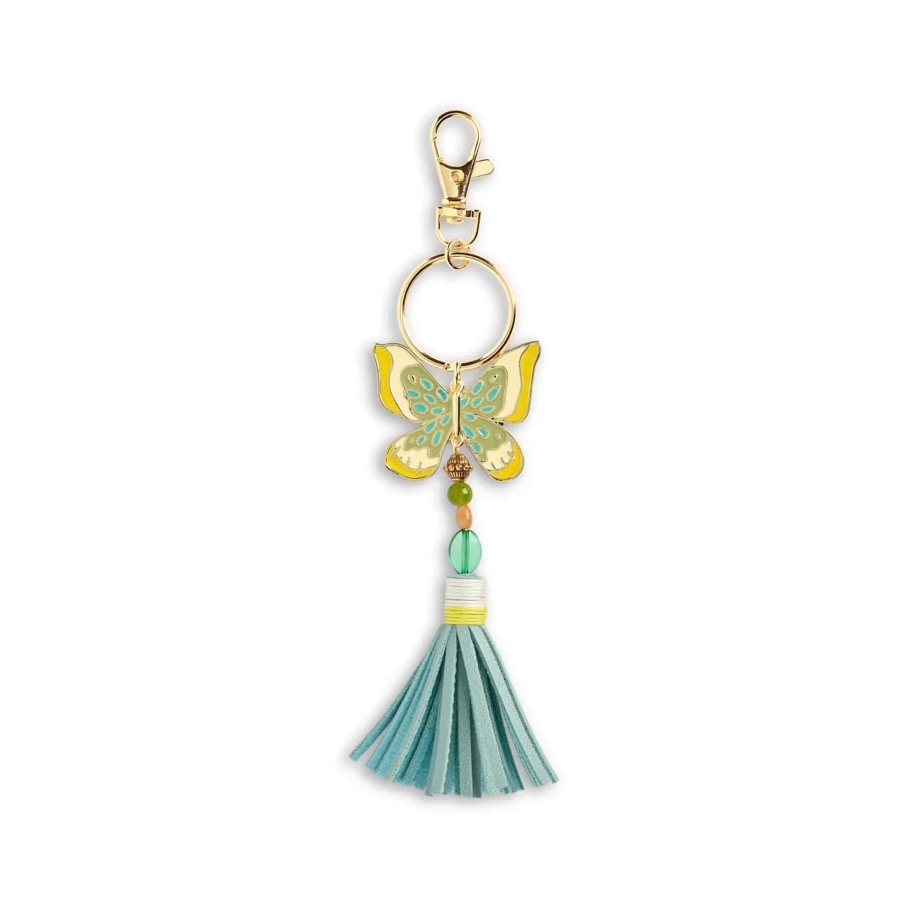 Green Butterfly Bag Charm - Add a touch of charm and color to your everyday essentials with this beautifully crafted bag charm. It's perfect for attaching to your handbags, keys, or backpack this charm brings a playful yet sophisticated vibe to any accessory.