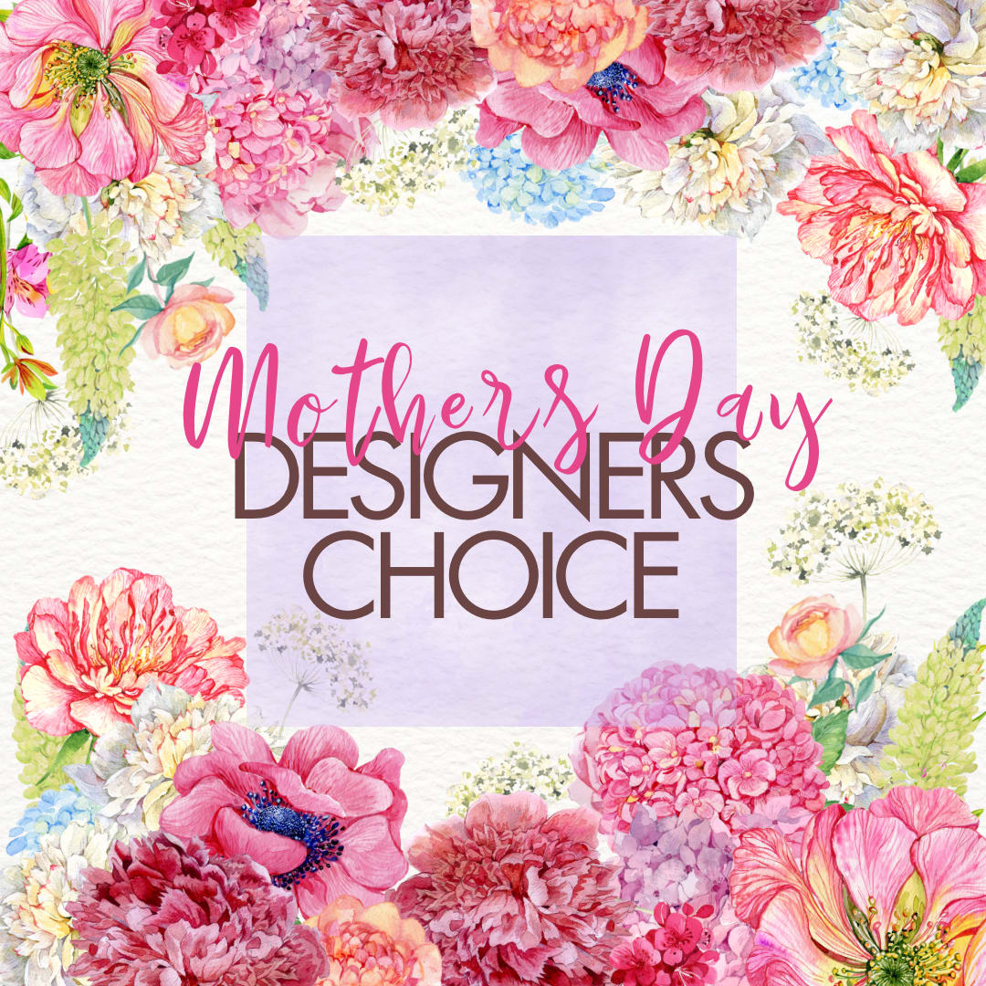 Mothers Day Designer's Choice  - Surprise the mothers in your life with our beautiful mixed spring flowers, right to her doorstep. This bouquet is the perfect way to express your love &amp; admiration to Mom this Mother's Day. Each arrangement is designed with care, ensuring a fresh &amp; vibrant display that will brighten her day.   ***Please note - This arrangement is offered AS IS, with NO customizations or substitutions available.*******