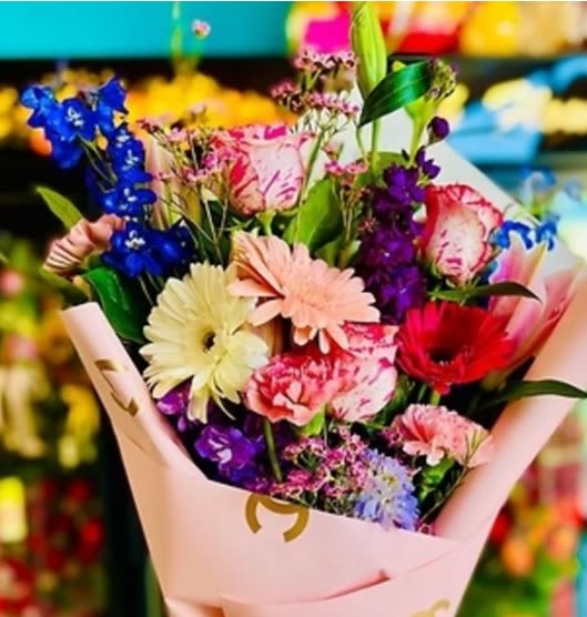 Garden Picked Bouquet - We walked through a beautiful garden picking flowers and wrapped these up just for you!