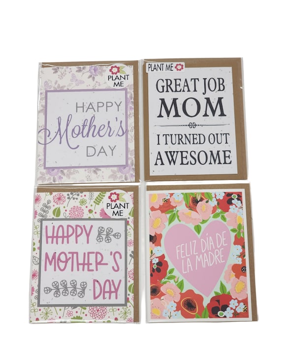 Handwritten Mother's Day Greeting Card - A handwritten greeting cards corresponding to the holiday of Mother's Day.   Please specify in the special instructions if there is a card you would prefer and we will do our best to accommodate. If not specified, we will choose at our discretion to match other items if purchased.