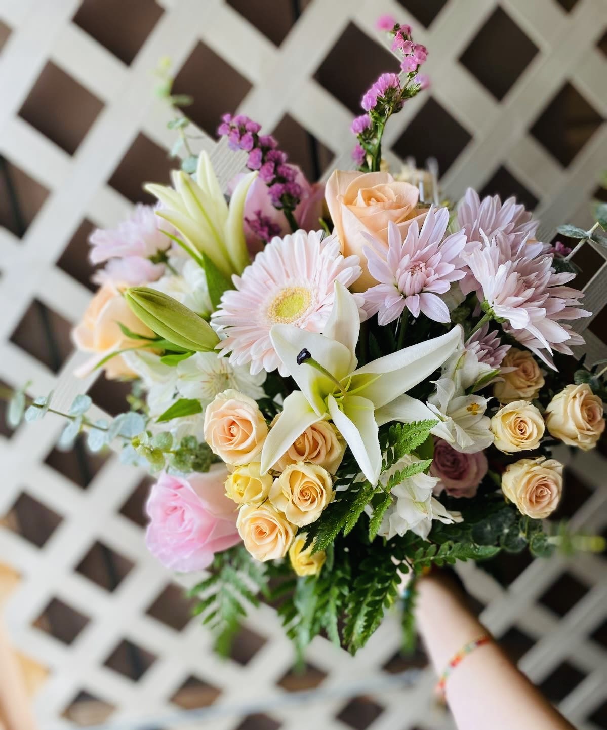 Blooming Love for Mom - Blooming Love for Mom is a heartfelt arrangement designed to celebrate everything she means to you. Soft, radiant blooms come together in a graceful blend of color and texture, symbolizing love, gratitude, and admiration. Each flower is carefully chosen to reflect warmth and beauty, creating a bouquet that feels as special and nurturing as she is. Perfect for Mother’s Day, this arrangement is a gentle reminder of how deeply she’s loved—today and always.