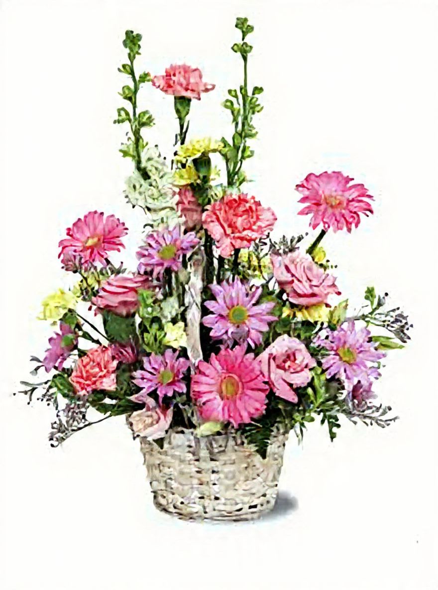 Summer Style Flower Basket -  Pet Friendly? No . Daisies, roses, carnations, and stock are generally low-risk, but all arrangements carry some uncertainty for curious household pets. Keep out of reach of cats and dogs.   Human Allergy Note No major allergy-triggering flowers noted. Still, keep the arrangement out of tight sleeping areas if pollen sensitivity is a concern.   Care &amp; Longevity Trim stems at an angle before placing in fresh water. Refill with clean water every 1–2 days. Keep away from direct sun, heat vents, and drafts. Remove fading blooms to prolong enjoyment.   Best Occasions &amp; Situations  Just Because  Birthday surprise  Get Well pick-me-up  Thank You gift  New Baby welcome  Congratulations ️ Summer housewarming  Everyday décor  Why Customers Love It Bright, cheerful color mix perfect for happy occasions. Hand-arranged in a rustic basket that’s easy to display. Versatile for birthdays, get well, or everyday gifts. Fresh seasonal blooms that feel light and uplifting. Looks great in casual or formal settings.