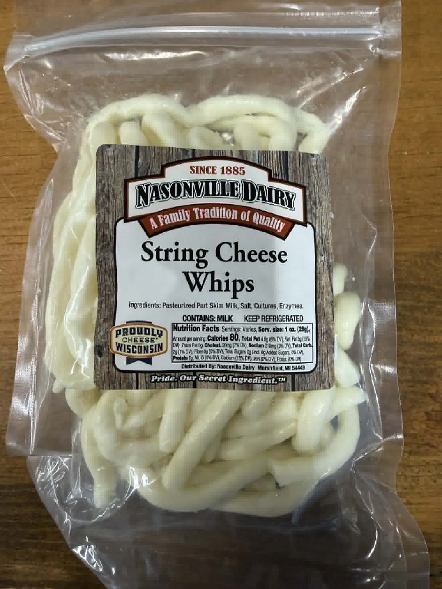 String Cheese Whips  - Nasonville Dairy  String Cheese Whips 
