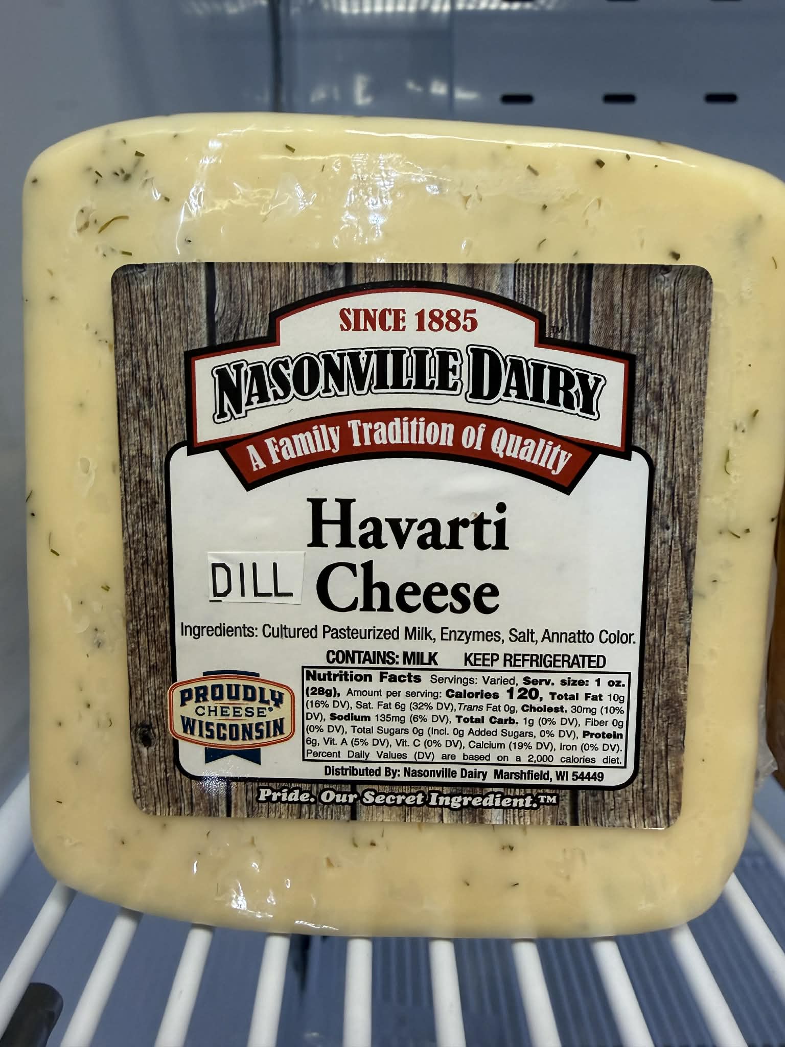 Havarti Dill  - Nasonville Dairy  Havarti Dill 