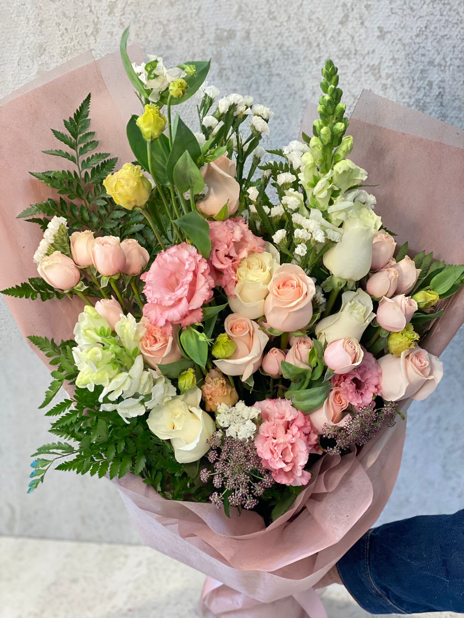 Pastel Flower Bouquet for Mother’s Day - Standard- Your order will be arranged approximately as shown on our website
