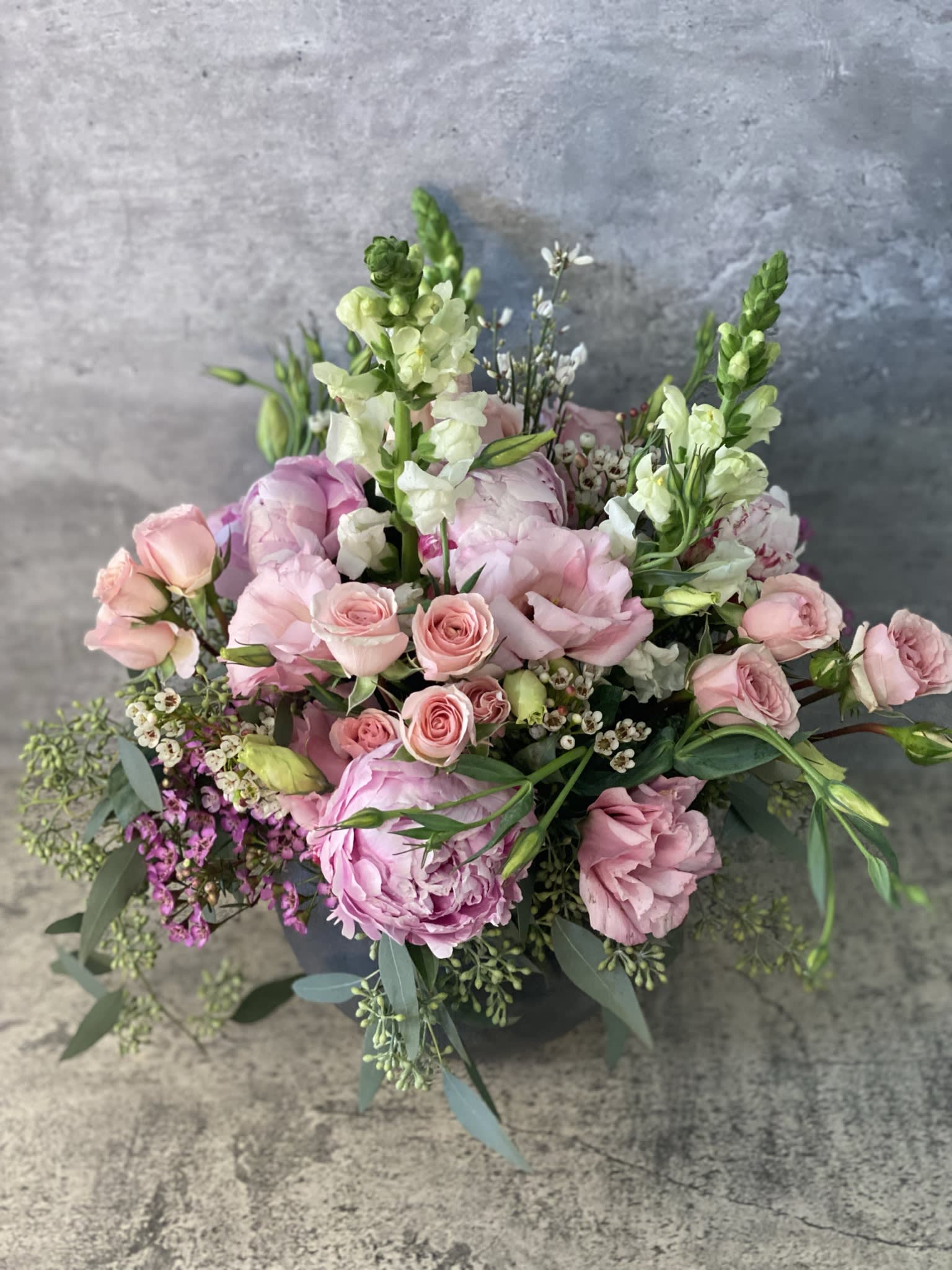 Mother’s Day Peonies Arrangement – Same Day Delivery Los Angeles - Standard- Your order will be arranged approximately as shown on our website