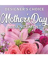 Mother’s Day Designer’s Choice - Designers will choose the freshest most beautiful florals to arrange in a vase for your mom or loved one. Florals and colors are subject to change based on availability.