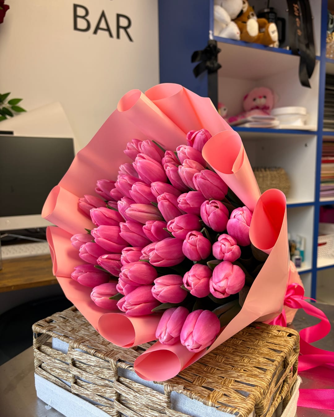 Ramo de 60 tulipanes - Ramo con 60 tulipanes