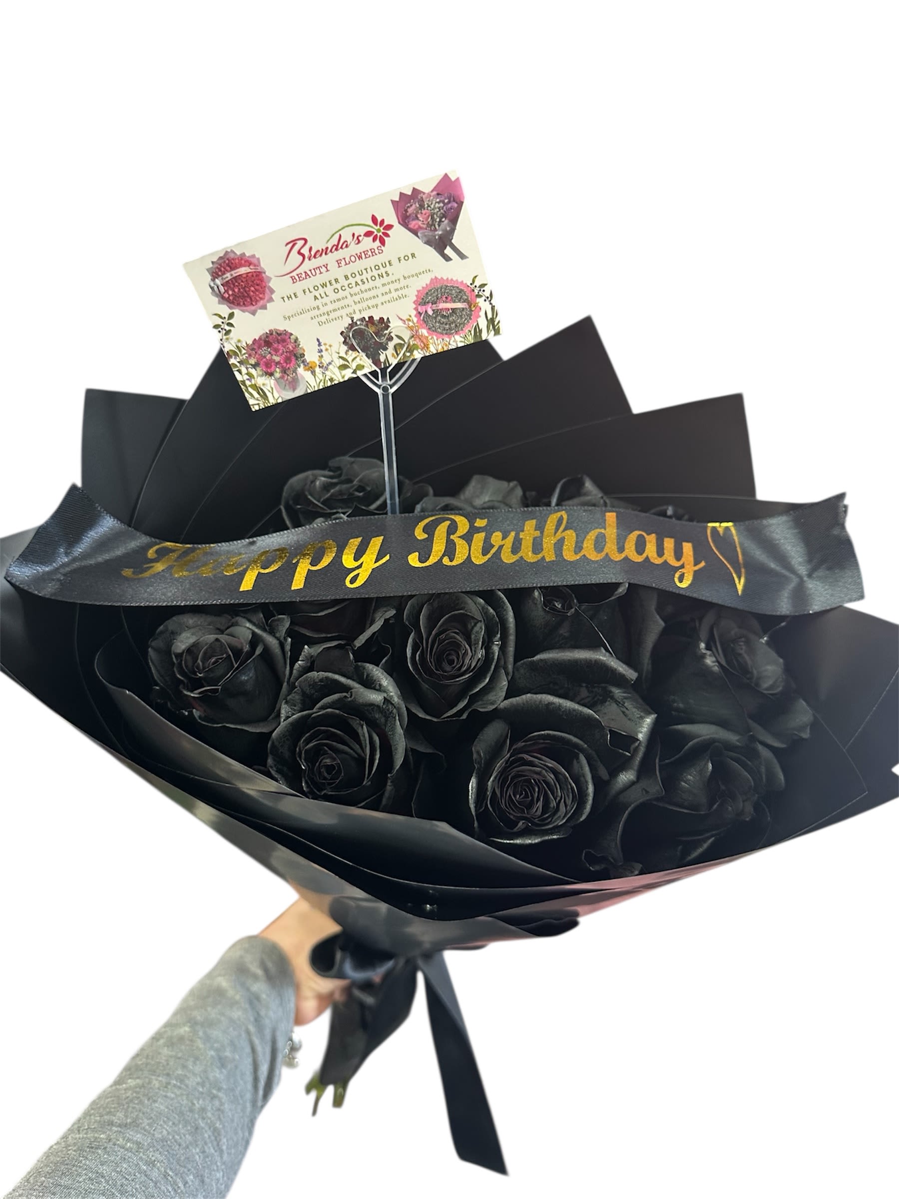 Black roses bouquet  - For the standard we have 25 roses , deluxe 36 and premium 50 Roses 
