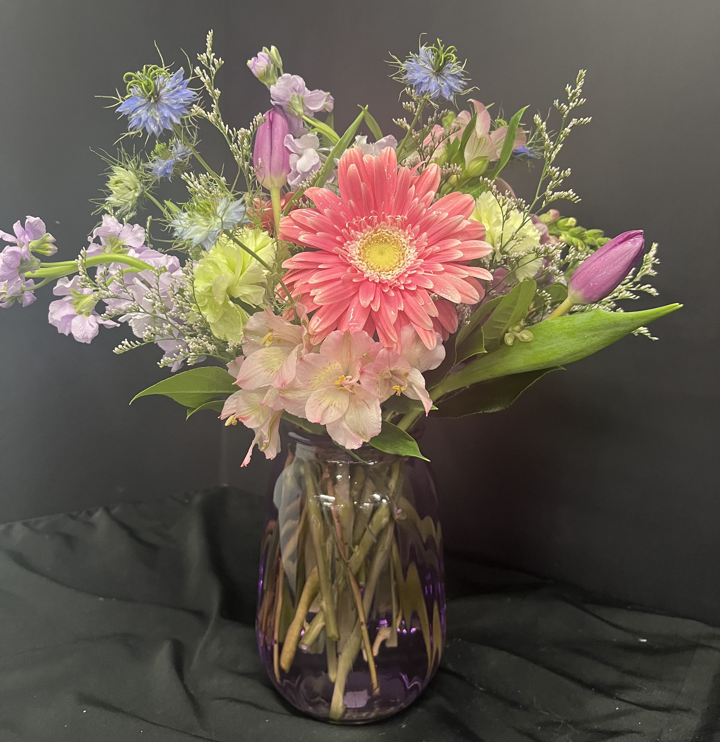 Wildflower Extavaganza - Looking for Wildflowers? Our bouquet is designed with colorful blooms ,including some from our local growers