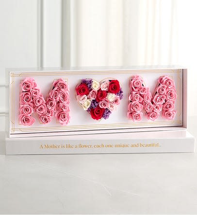 Flower box for mom  - Beautiful flower box with roses 