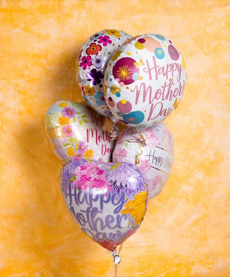 Happy Mother's Day Mylar Balloon - Make an arrangement extra special by adding a mother's day Mylar balloon or send a bouquet of Mylar balloons. 