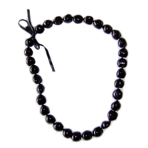 Kukui Nut Lei - Black - Kukui Nut Lei - Black
