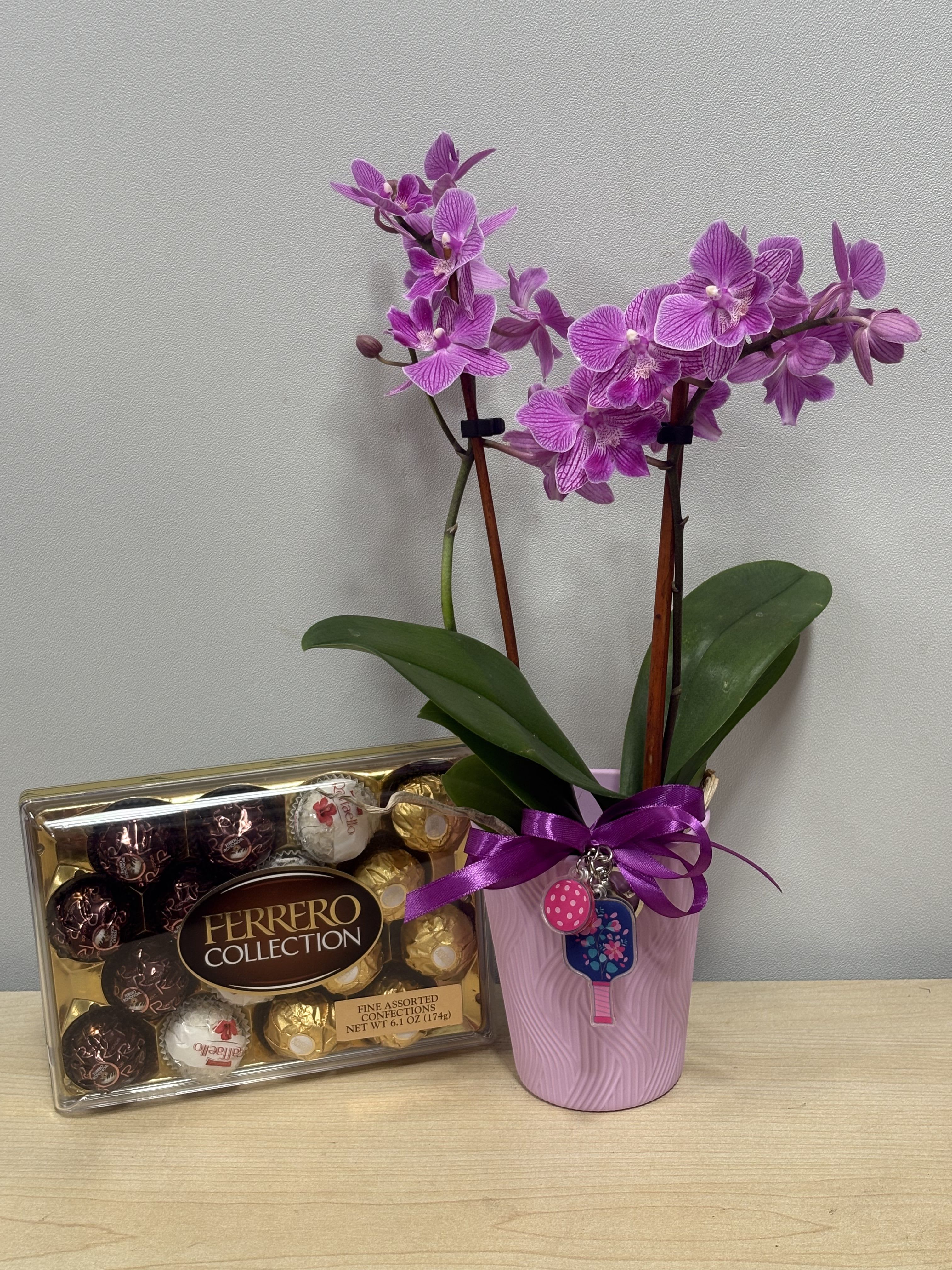 Pickelball Orchid &amp; Chocolates  - As shown 