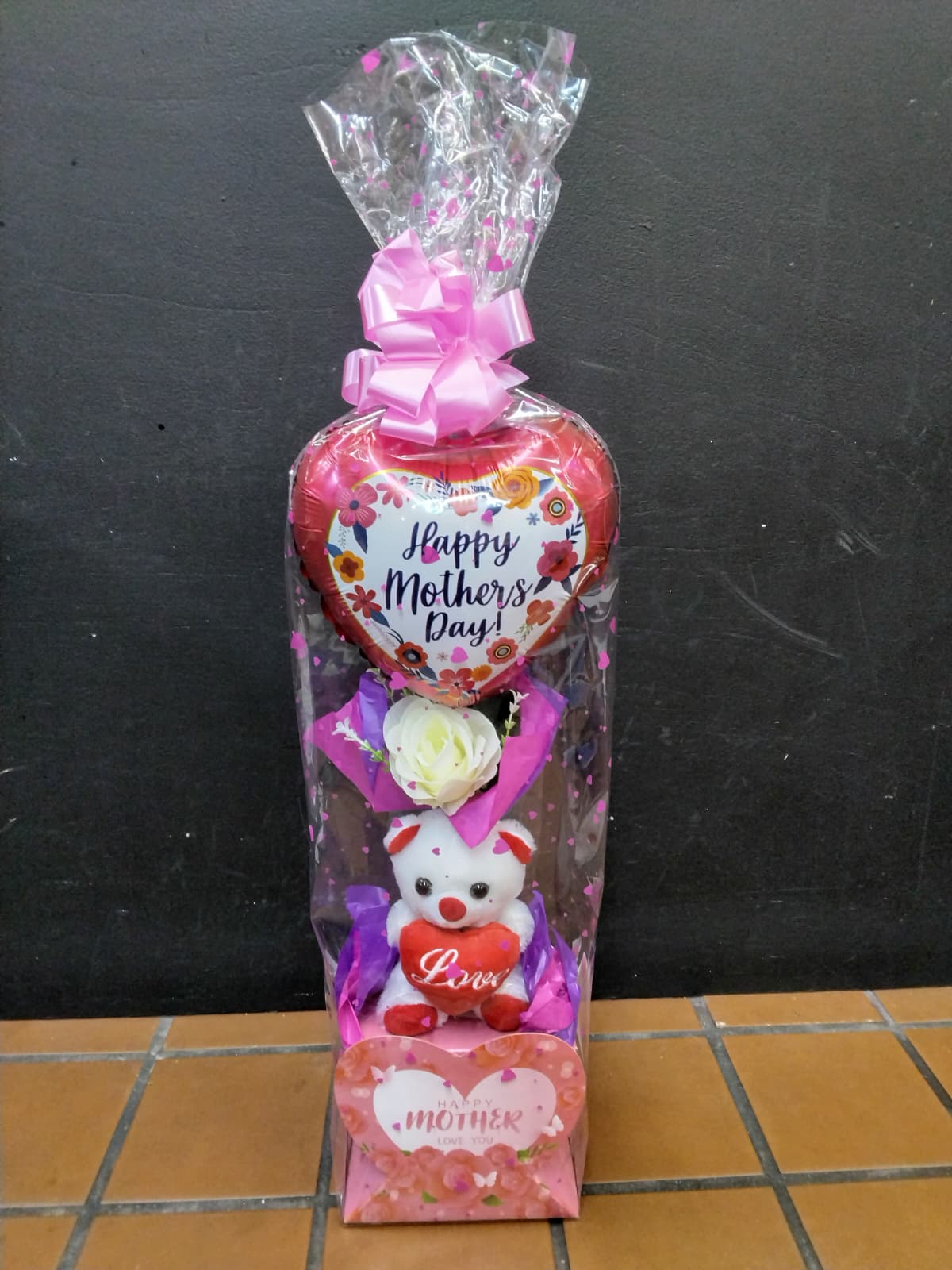 MOM'S MEDIUM TEDDY BEAR GIFT SET #MOTHERSDAY - .