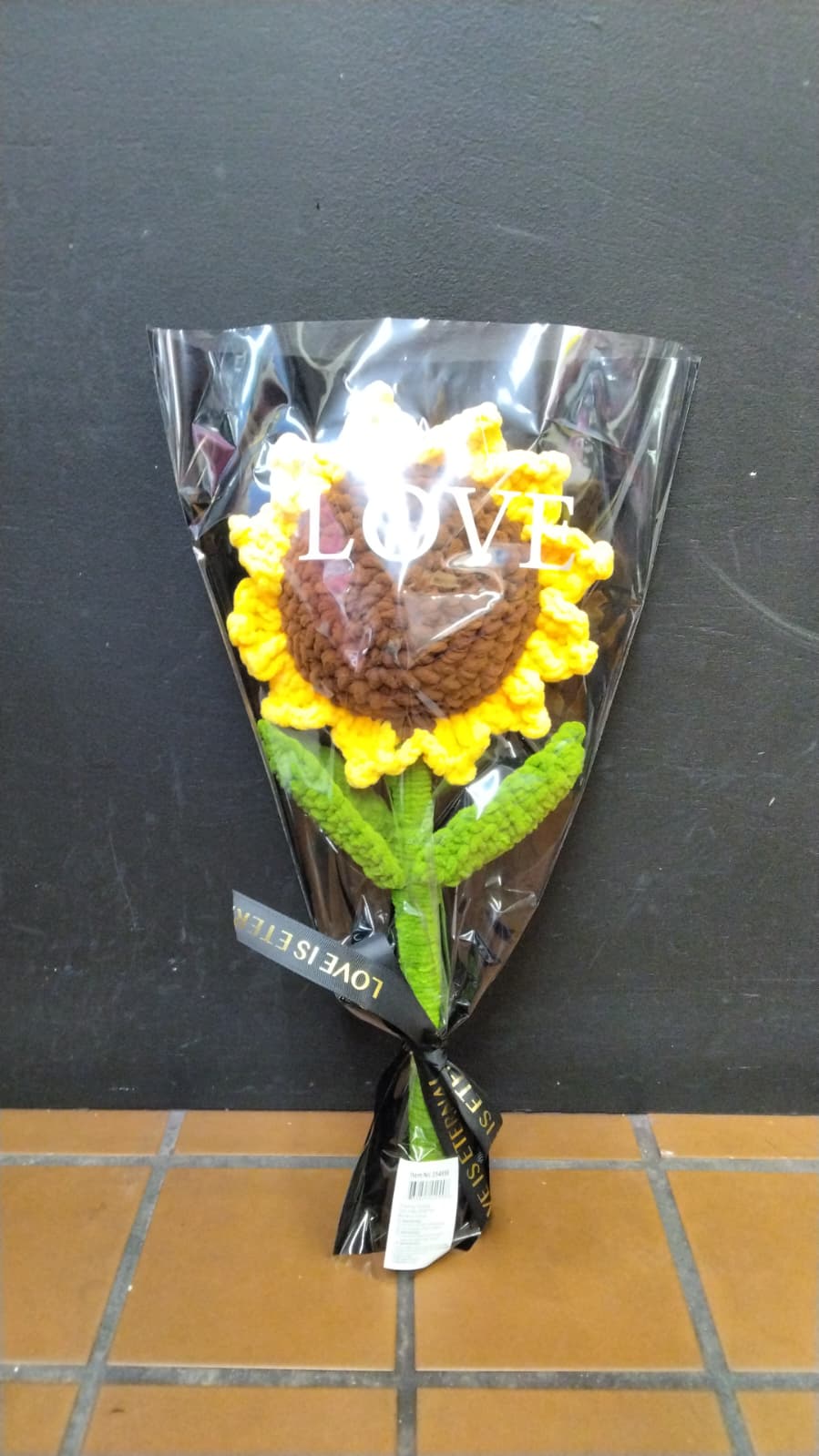 MOM'S FUZZY CROCHET SUNFLOWER #MOTHERSDAY - .