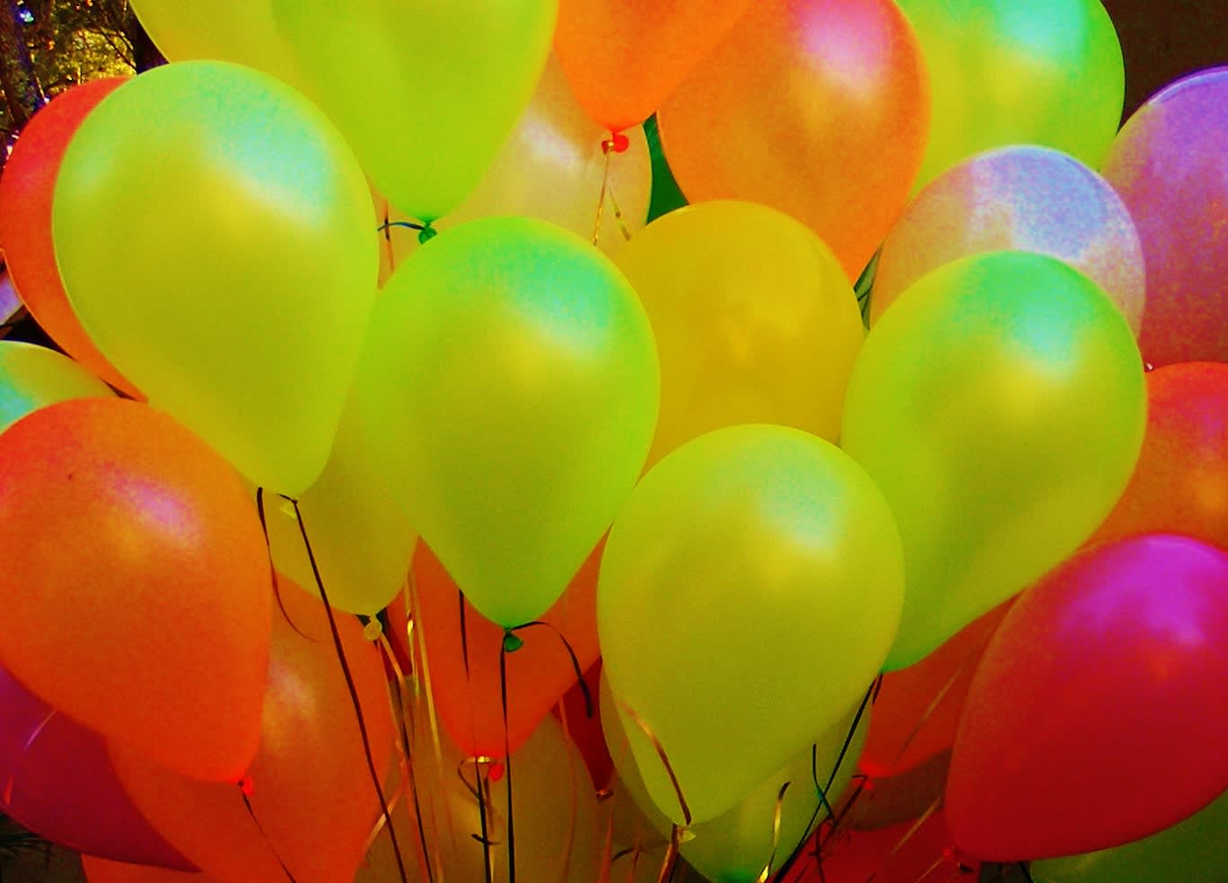 Balloons!!! - A classic, fun celebration of 25 (plus) colorful balloons!  Sure to  cheer &amp; make someone smile!