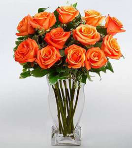 Sunset Roses for Mom! - Beautiful Orange Roses