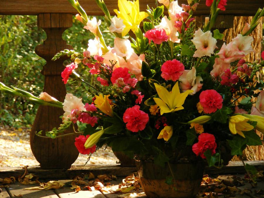 Sympathy  Expression Floral - Pretty and tasteful colorful florals that express your condolences.  