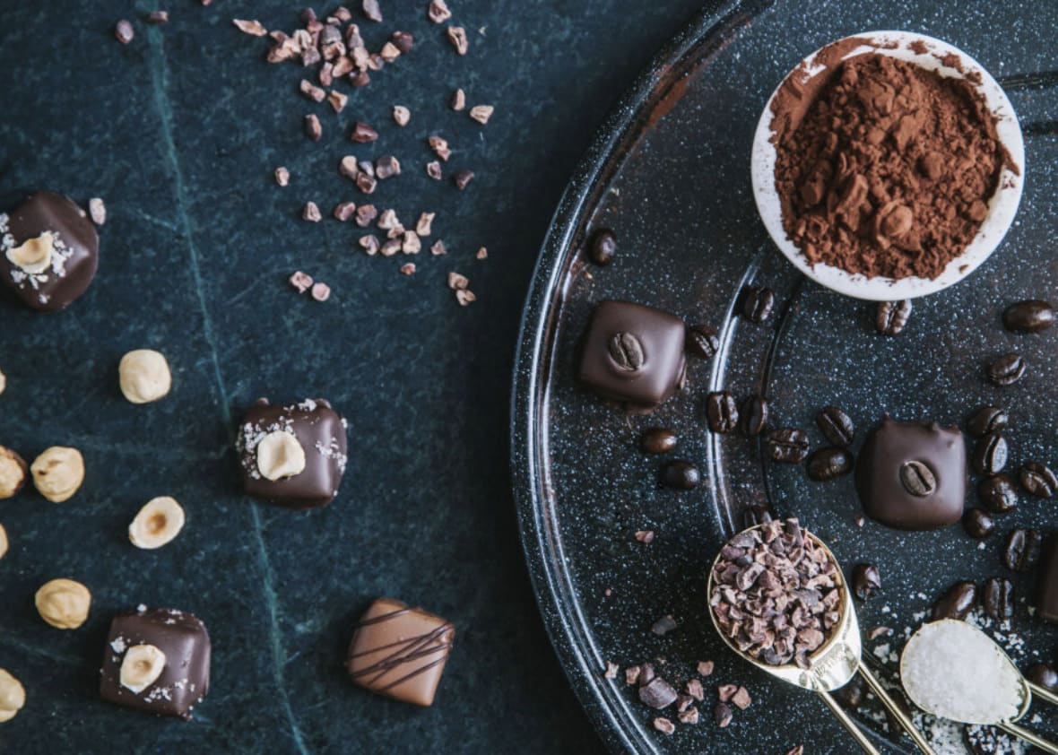 Hedonist Artisan Chocolates - Classic Truffle Collection - 10 Piece Truffle Assortment made Locally from Hedonist Artisan Chocolates!