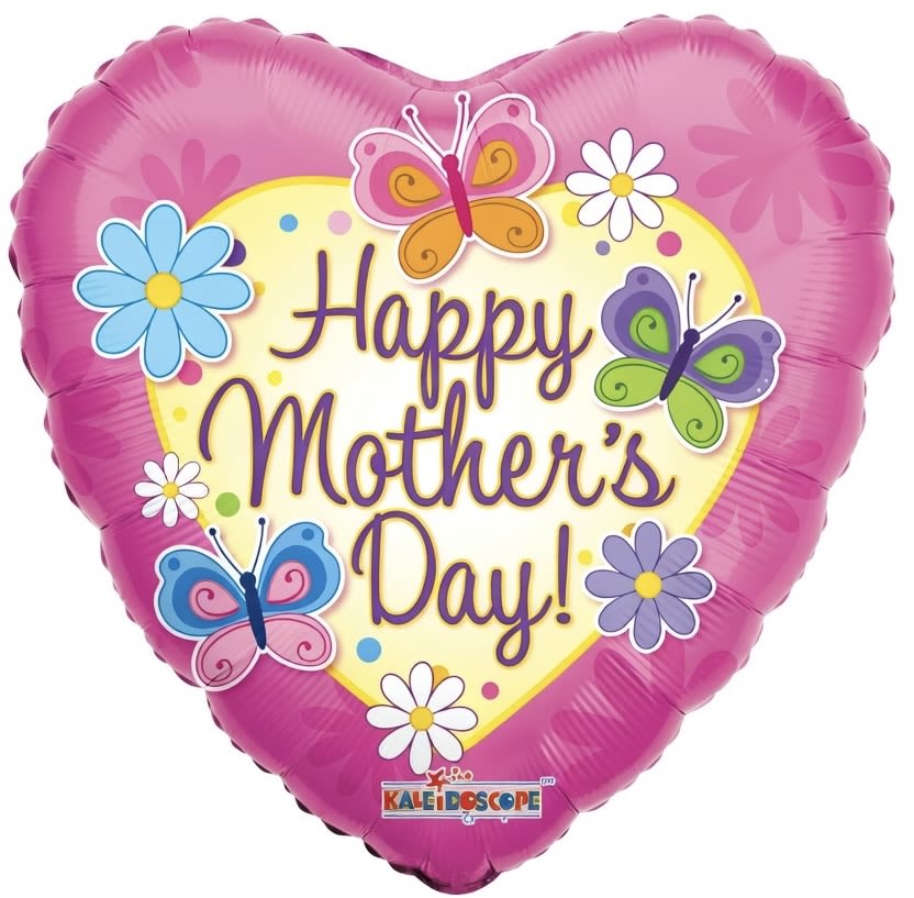 Happy Mother's Day Mylar Balloon - 1 Happy Mother's Day Mylar Balloon