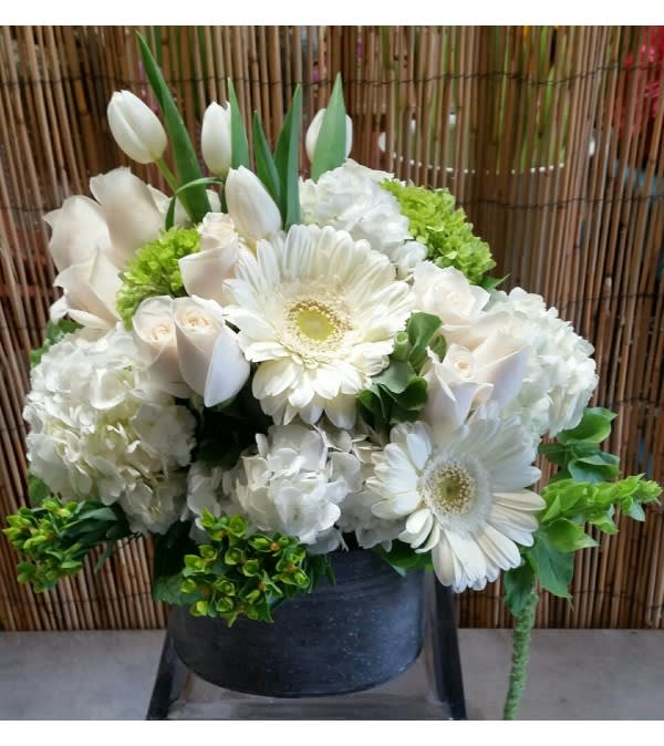 White Blossoms #1 -  Product ID sku162932  Approximately 15"x15"