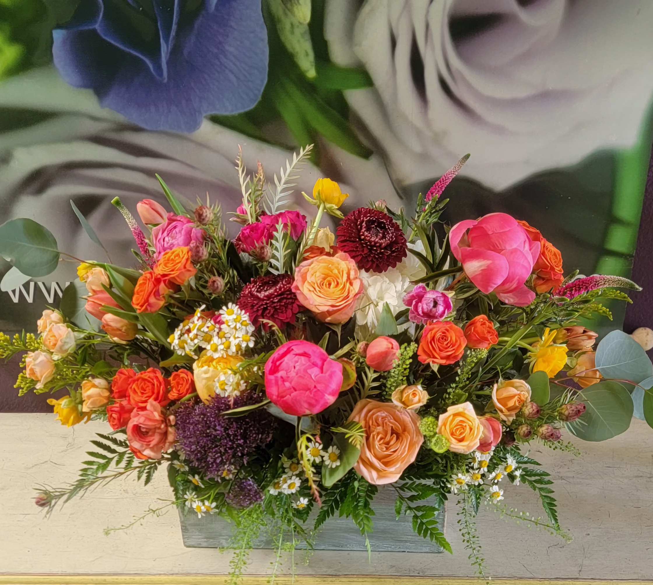 Magical Summer Garden - 20in w x 15in h