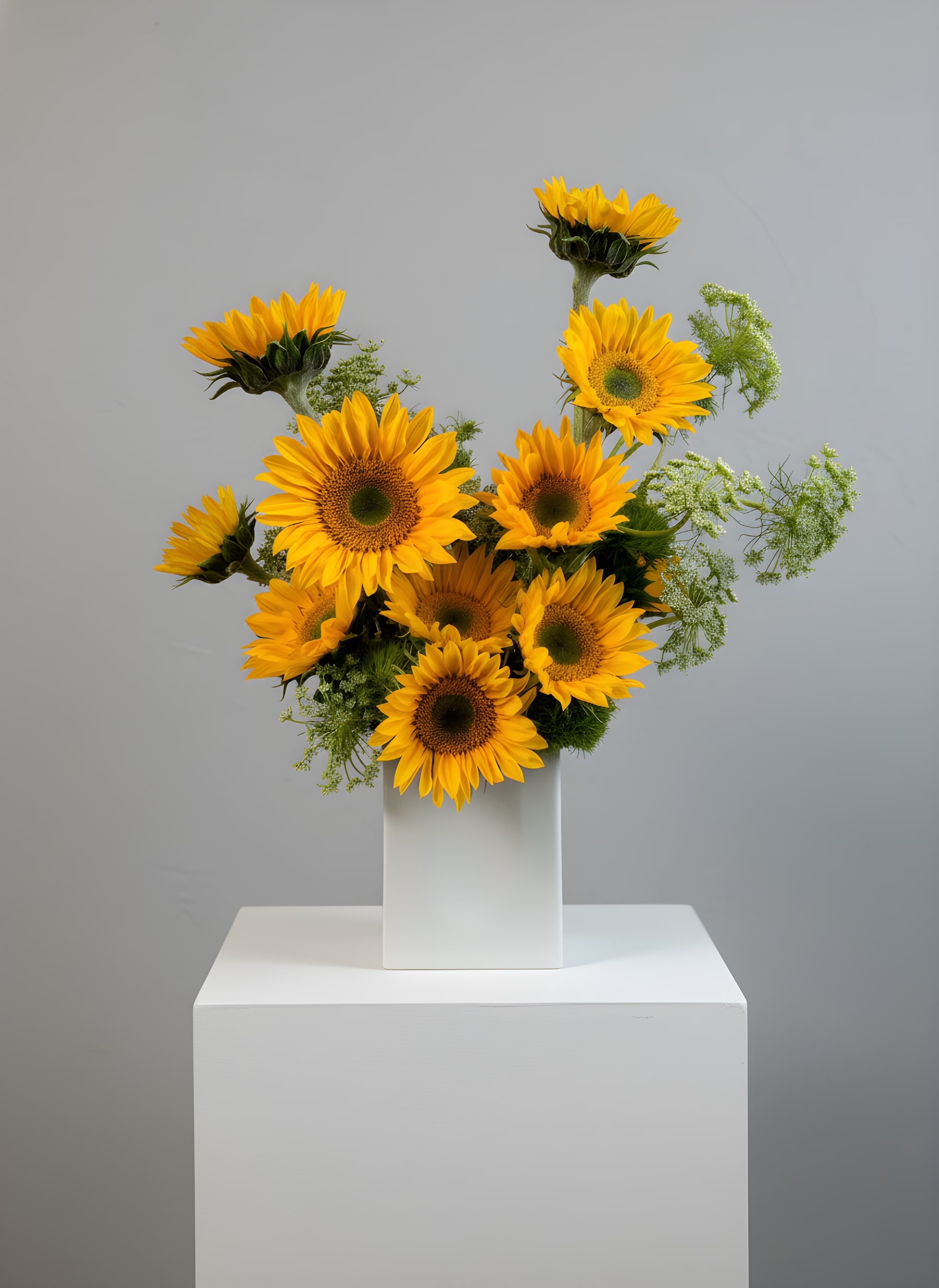 Sunny Lover - Because flowers follow the rhythm of the seasons, availability changes often. Your arrangement may vary from the photo, and some varieties may differ. We design with the freshest blooms available, making substitutions when needed—while always preserving the overall mood: fresh, artful, and beautifully composed.  For specific flower or color requests, please contact us before ordering.