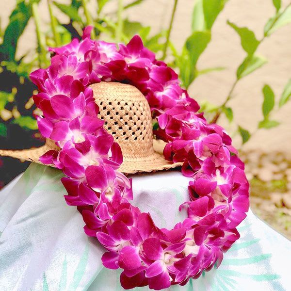 Graduation Double Bombay Lei - Celebrate life’s milestones with our beautiful handcrafted Hawaiian-style leis , a timeless symbol of love, honor, and good luck. Perfect for graduations, weddings, and special occasions. Typically available in classic purple, blue or elegant white. For custom colors, please call ahead. Kindly allow 24–48 hours for delivery.