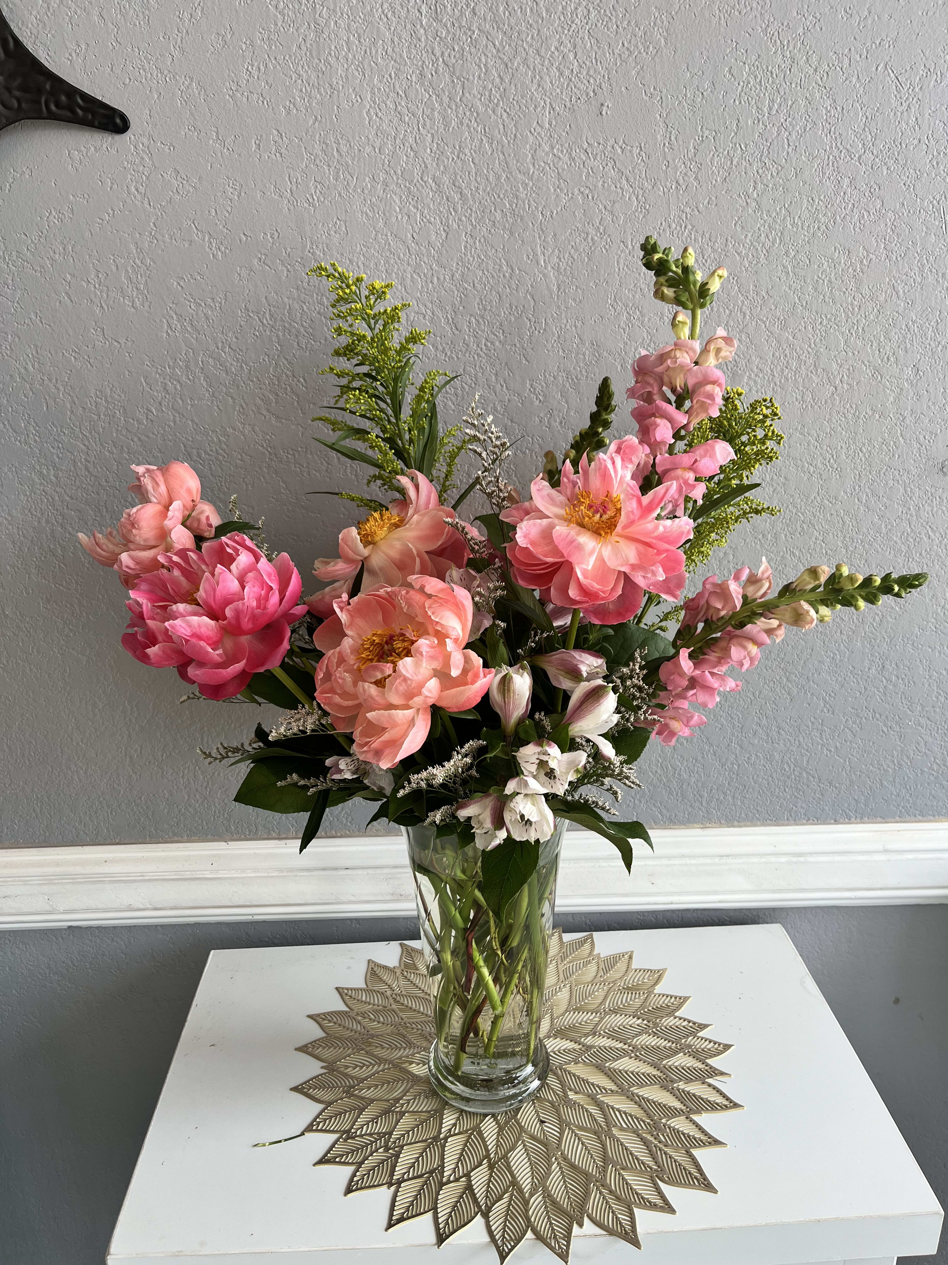 Johnson city - beautiful Peonies arrangement