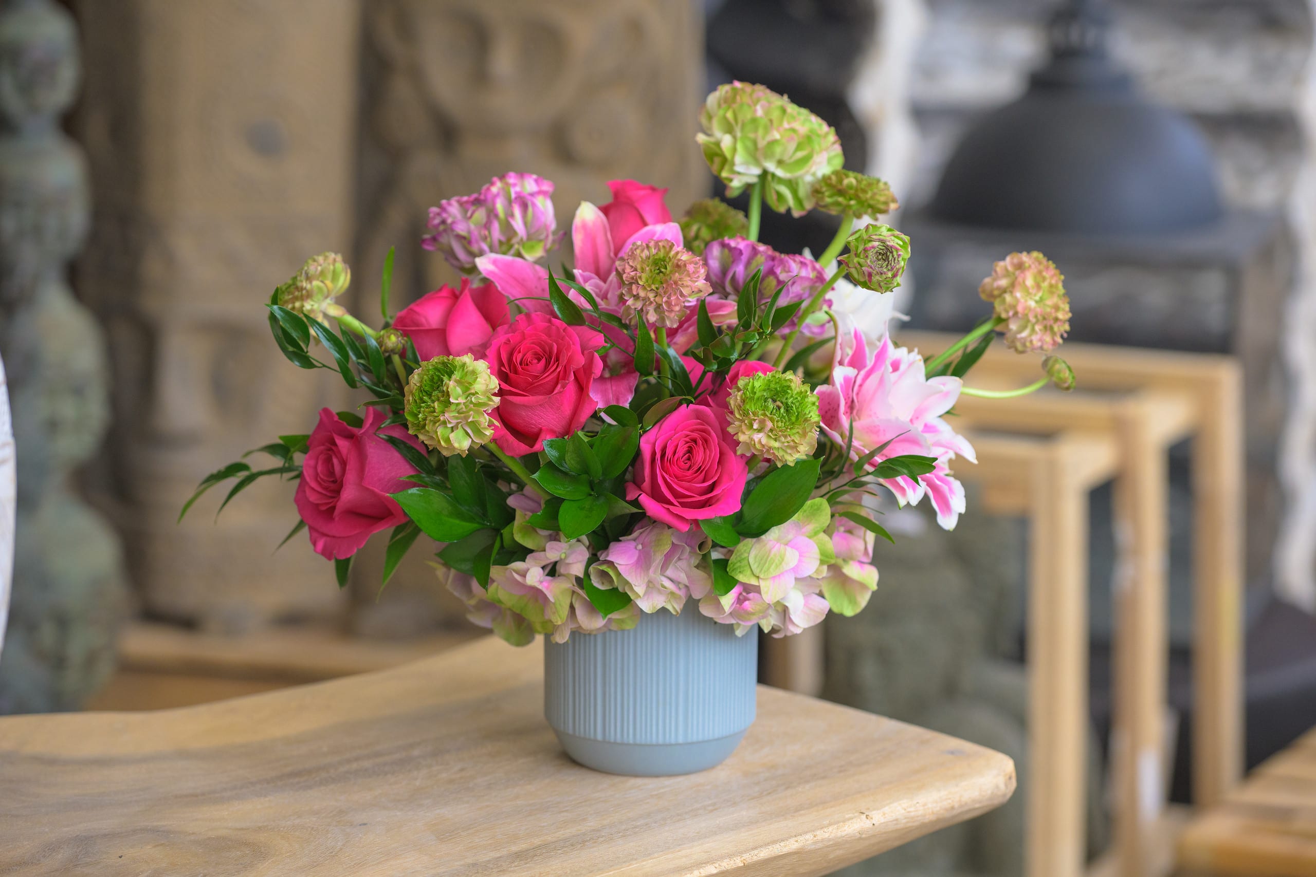Poppy  - Avant Gardens 2023 Mother’s Day Exclusive Arrangement. Bright and bold blooms for MOM.